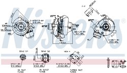 TURBINA NISSENS 93248 - Compatibil cu BMW