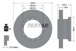 DISC FRANA TEXTAR 93253000 - Compatibil cu IVECO
