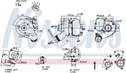 Turbina Nissens 93280