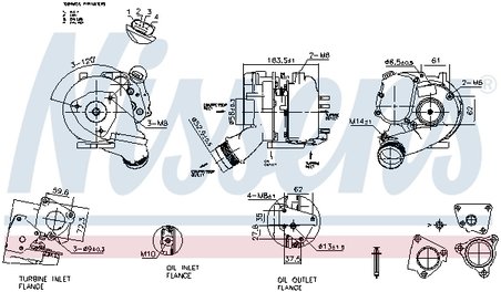 Turbina Nissens 93280