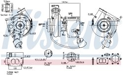 TURBINA NISSENS 93297 - Compatibil cu MERCEDES-BENZ