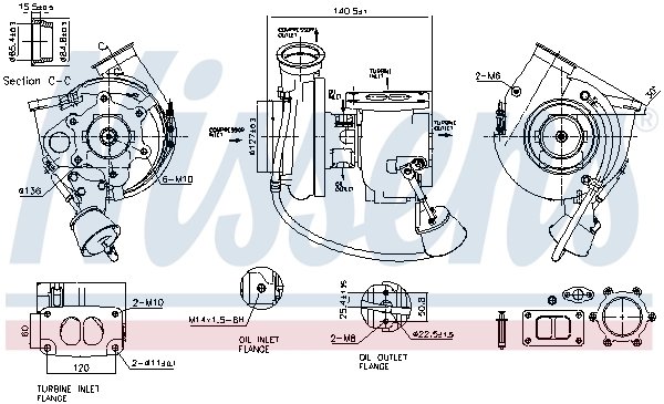 Turbina Nissens 93297