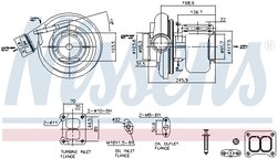 TURBINA NISSENS 93301 - Compatibil cu SCANIA