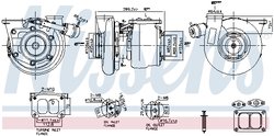 TURBINA NISSENS 93332 - Compatibil cu VOLVO