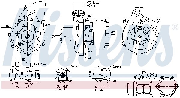 Turbina Nissens 93337