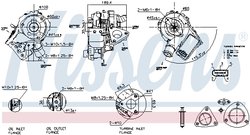 TURBINA NISSENS 93412 - Compatibil cu FORD