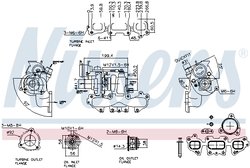 Turbina Nissens 93445