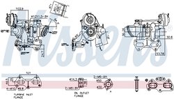 Turbina Nissens 93490