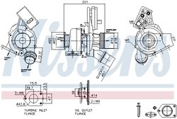 Turbina Nissens 93519