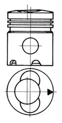 Piston Kolbenschmidt 93535600