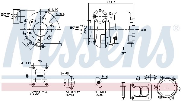 Turbina Nissens 93597
