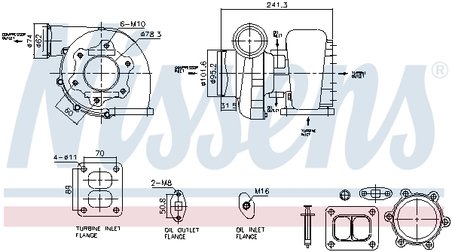 Turbina Nissens 93597