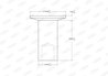 Nit, material frictiune saboti frana Beral 93683