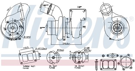 Turbina Nissens 93691