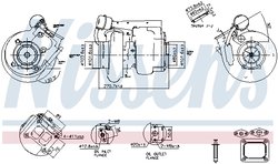TURBINA NISSENS 93689 - Compatibil cu IVECO