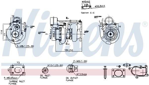 Turbina Nissens 93724