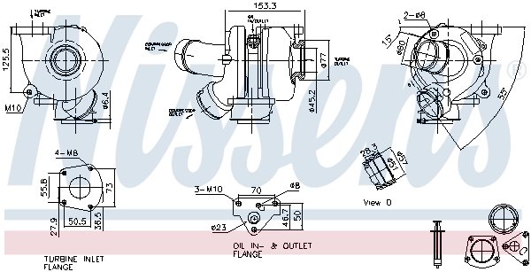 Turbina Nissens 93729