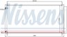 RADIATOR CLIMATIZARE NISSENS 940036 - Compatibil cu TOYOTA