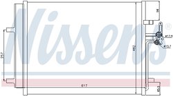 RADIATOR CLIMATIZARE NISSENS 940043 - Compatibil cu FORD, LAND ROVER, VOLVO