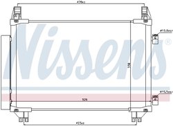 RADIATOR CLIMATIZARE NISSENS 940050 - Compatibil cu DAIHATSU, TOYOTA