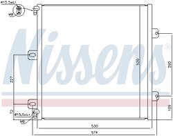Radiator climatizare Nissens 940076