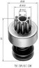PINION ELECTROMOTOR MAGNETI MARELLI 940113020022 - Piesa auto compatibila cu mai multe marci