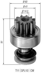 PINION ELECTROMOTOR MAGNETI MARELLI 940113020104 - Piesa auto compatibila cu mai multe marci