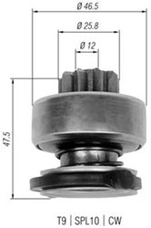 Pinion electromotor Magneti Marelli 940113020329