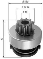 Pinion electromotor Magneti Marelli 940113020353