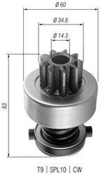 PINION ELECTROMOTOR MAGNETI MARELLI 940113020358 - Piesa auto compatibila cu mai multe marci