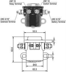 Solenoid electromotor Magneti Marelli 940113050017