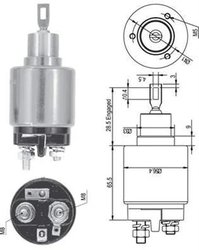 Solenoid electromotor Magneti Marelli 940113050127