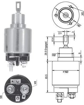 Solenoid electromotor Magneti Marelli 940113050127
