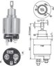 Solenoid electromotor Magneti Marelli 940113050127
