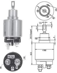 Solenoid electromotor Magneti Marelli 940113050126