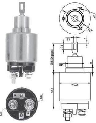 Solenoid electromotor Magneti Marelli 940113050126