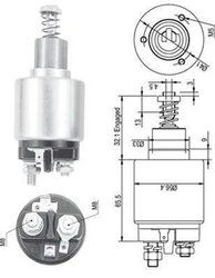 Solenoid electromotor Magneti Marelli 940113050129