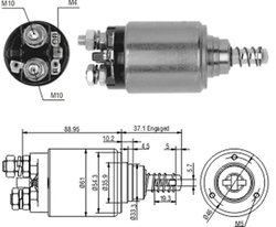 Solenoid electromotor Magneti Marelli 940113050187
