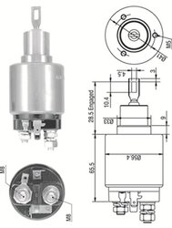 Solenoid electromotor Magneti Marelli 940113050270
