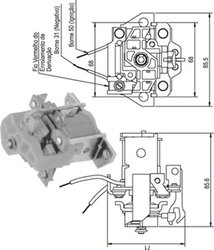 Solenoid electromotor Magneti Marelli 940113050338