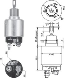 Solenoid electromotor Magneti Marelli 940113050344