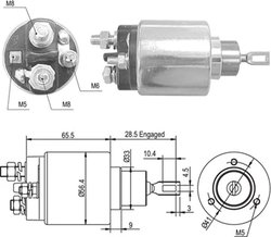 Solenoid electromotor Magneti Marelli 940113050363