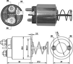 Solenoid electromotor Magneti Marelli 940113050371