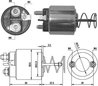 Solenoid electromotor Magneti Marelli 940113050371