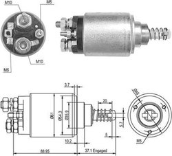 Solenoid electromotor Magneti Marelli 940113050389