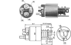 Solenoid electromotor Magneti Marelli 940113050423
