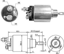 Solenoid electromotor Magneti Marelli 940113050429