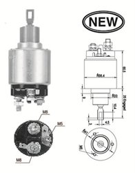 Solenoid electromotor Magneti Marelli 940113050557