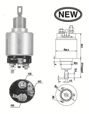 Solenoid electromotor Magneti Marelli 940113050557