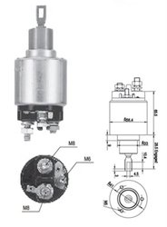 SOLENOID ELECTROMOTOR MAGNETI MARELLI 940113050558 - Piesa auto compatibila cu mai multe marci